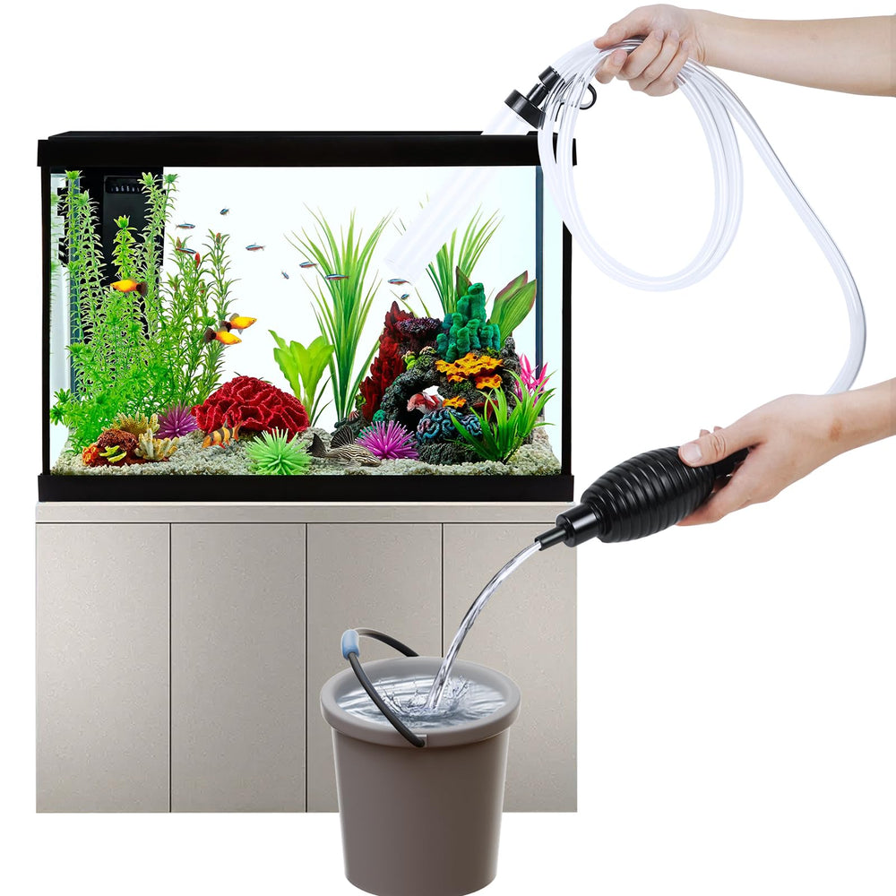 Waifoter water changer flow-control demonstrates adjustable flow for gentle water changes.