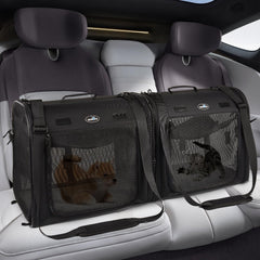 Wakytu carrier interior hammock supports pet comfort during travel
