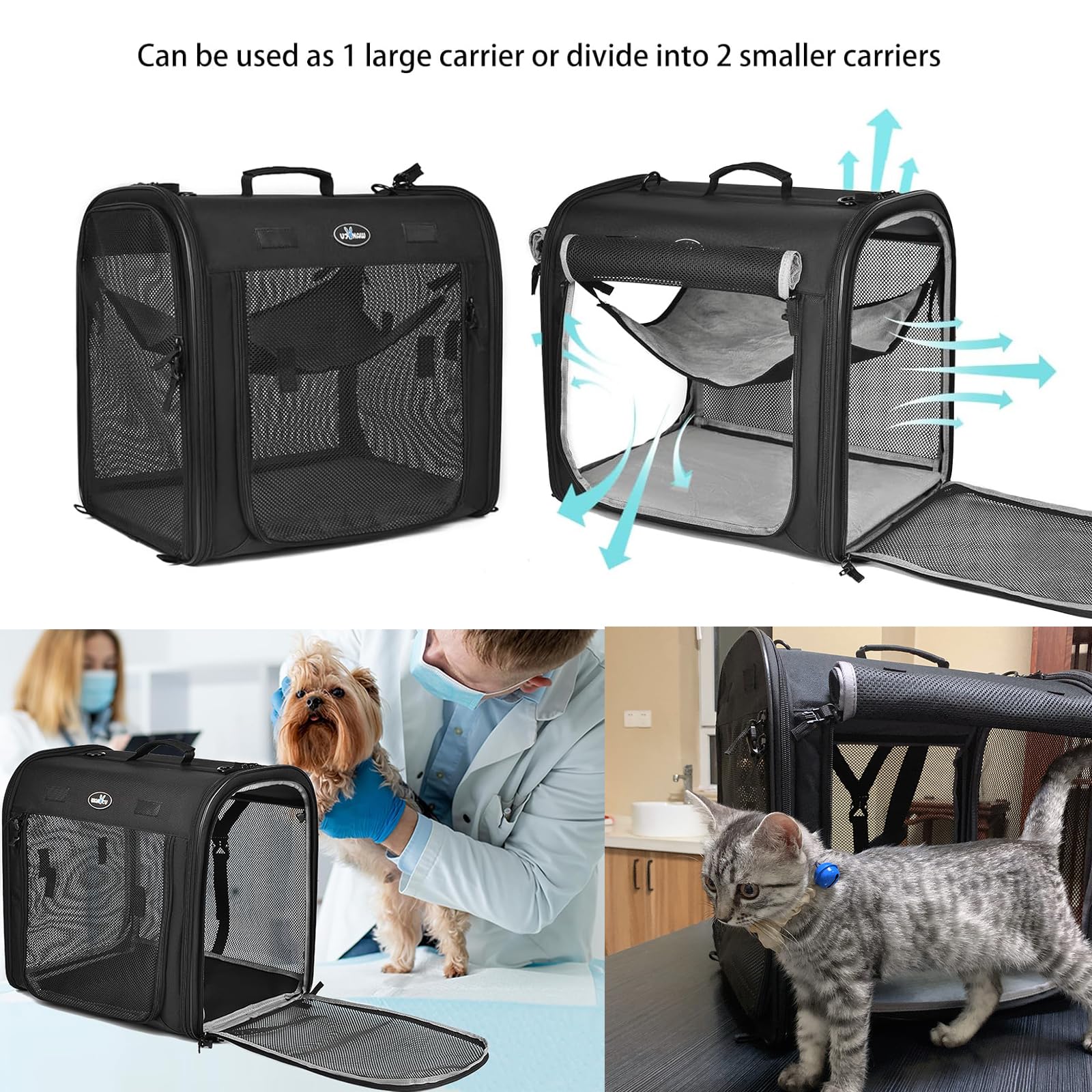 Wakytu washable mat with hard panel keeps pets comfortable and clean