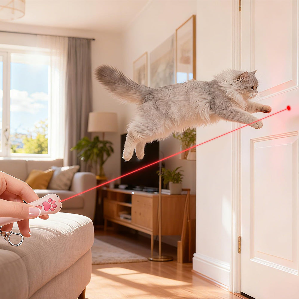 Walfront cat toys metal hanging hook for easy storage.