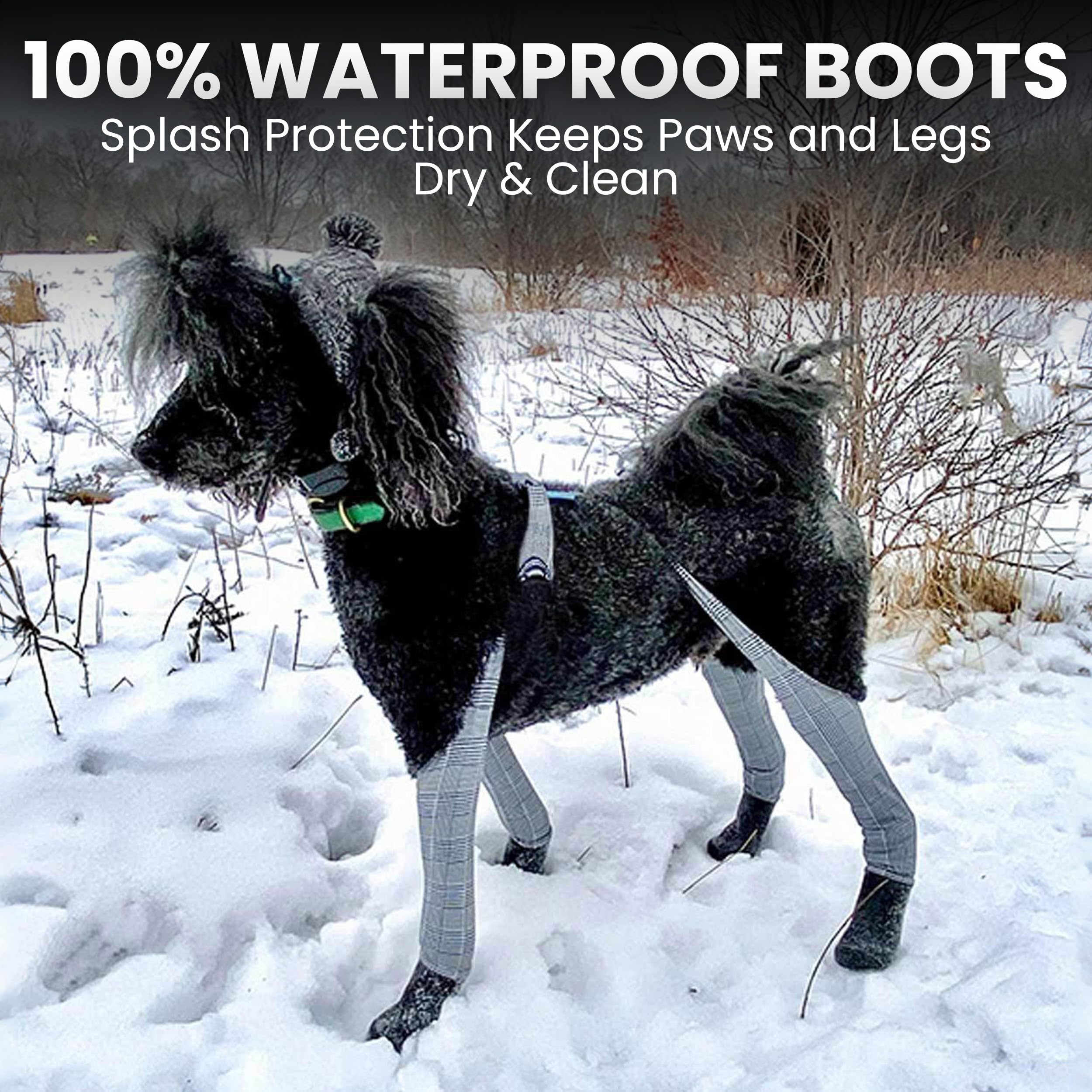 Walkee Paws machine-washable design makes post-walk cleanup quick and simple.