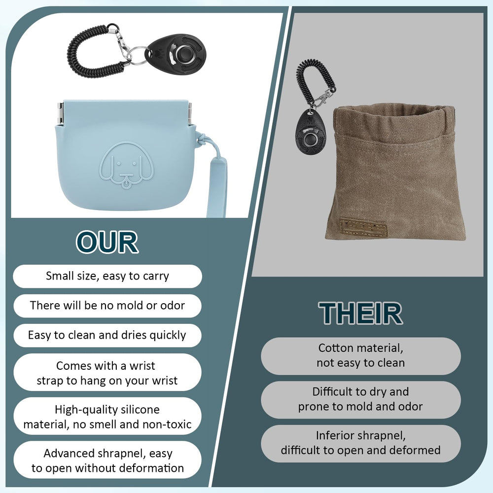 WALLFID walking bag for dog and cat with easy-clean silicone surface.