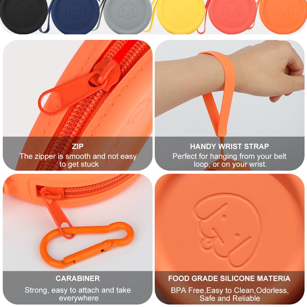 WALLFID pocket-size paw bag easily fits in pocket for quick rewards.
