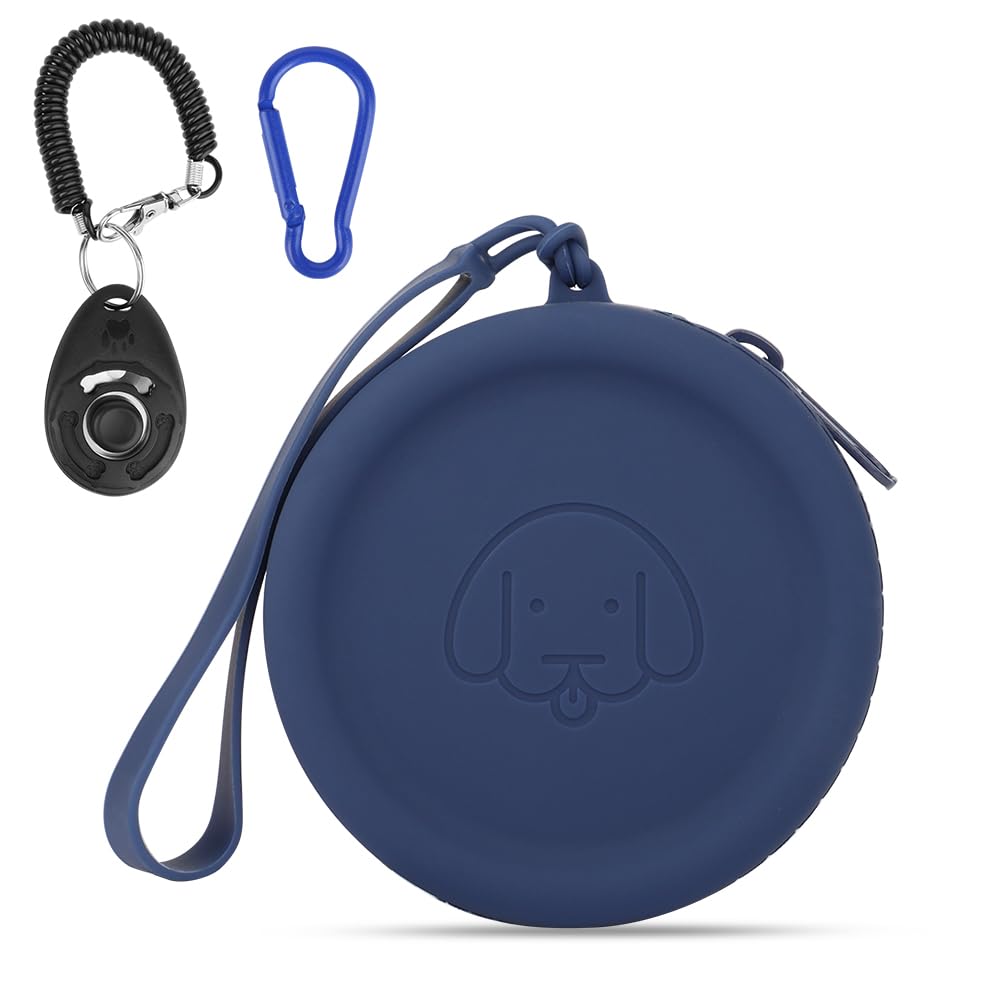 WALLFID silicone dog treat pouch compact pocket for on-the-go training
