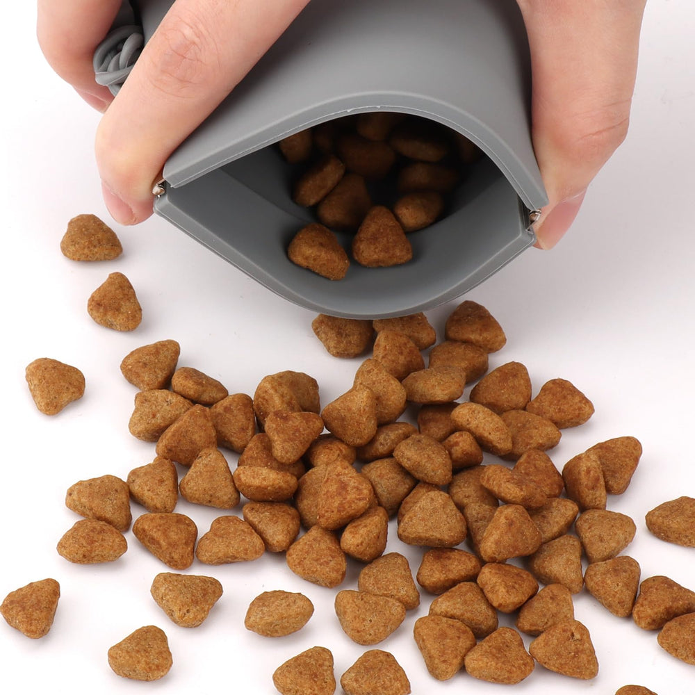 WALLFID treat pouch wrist-strap enables hands-free carrying during training.