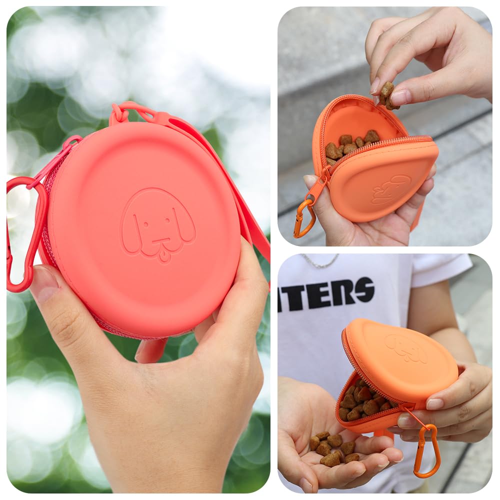 WALLFID with wrist strap and carabiner for hands-free carry.