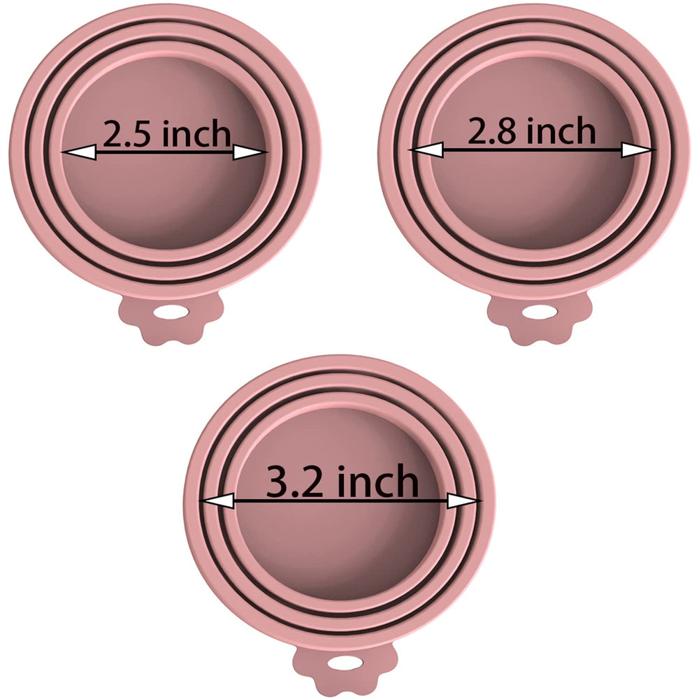 WANBAO silicone can lids shown in three sizes for various cans.