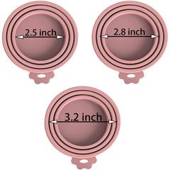 WANBAO silicone can lids shown in three sizes for various cans.