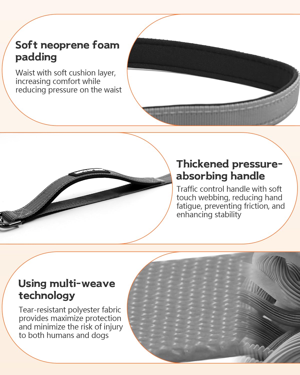 WANFIRE leash handheld mode for close training sessions.