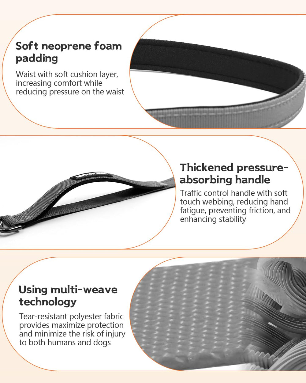 WANFIRE leash handheld mode for close training sessions.