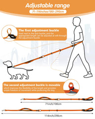 WANFIRE hands free leash car seatbelt buckle connected for car safety