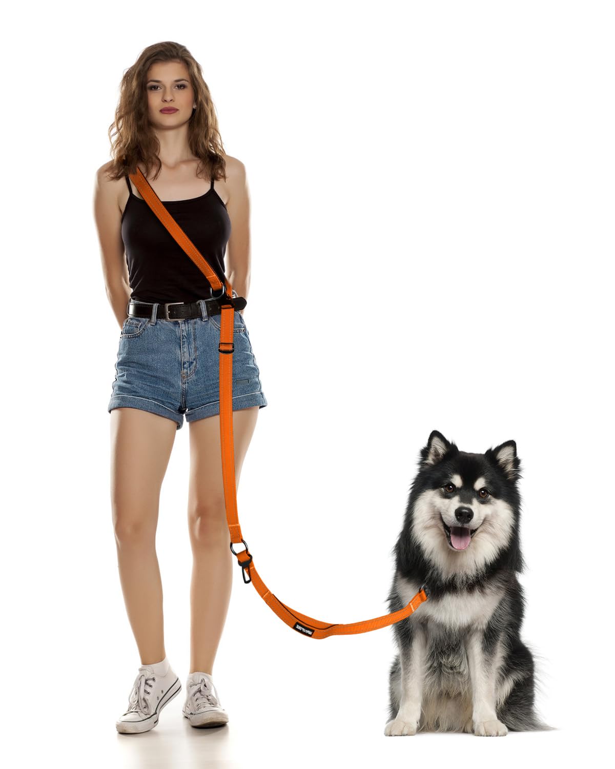WANFIRE hands free leash package shown for versatile dog walks