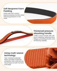 WANFIRE soft-touch dual handle with neoprene padding reduces fatigue