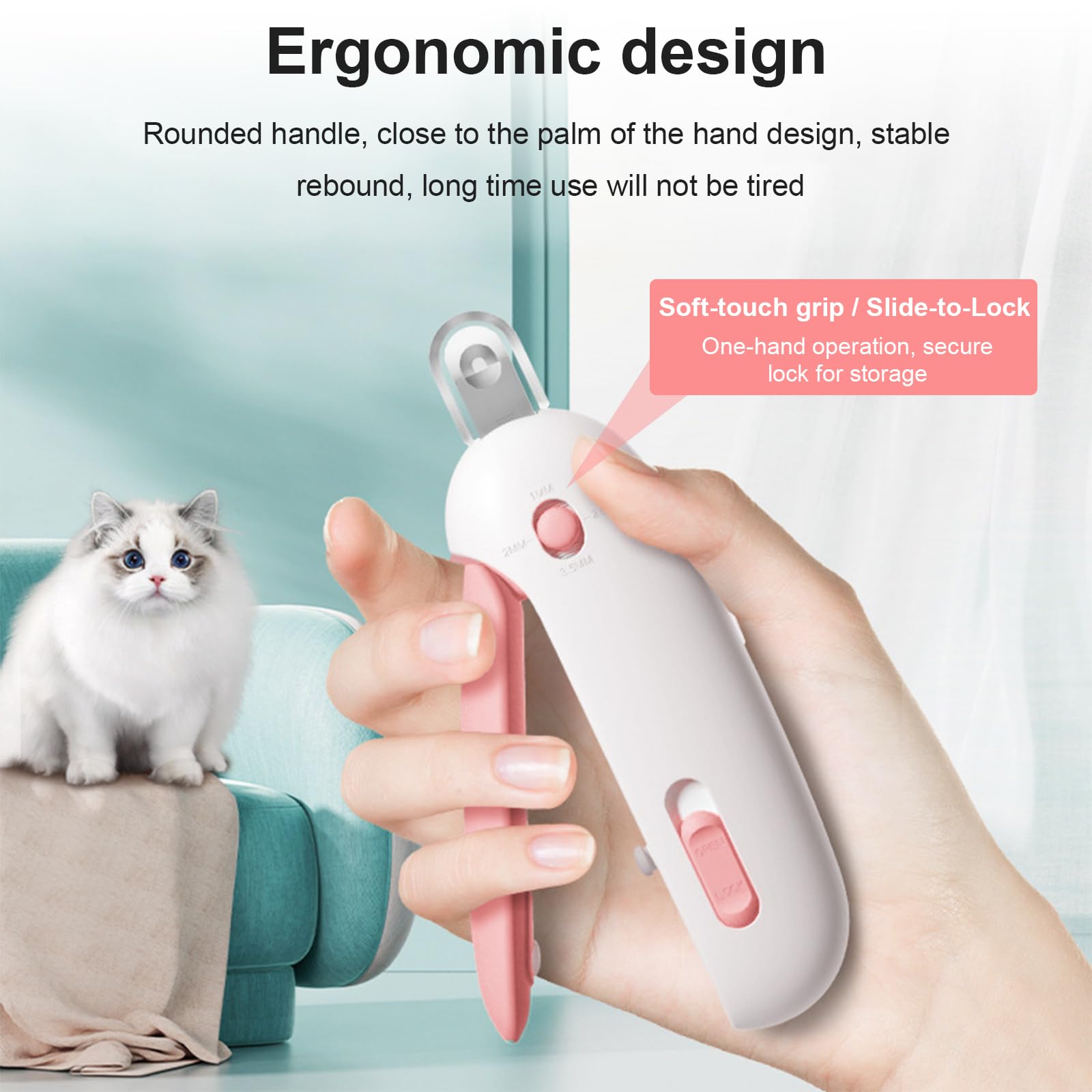 Wanheart hidden file finishes nails smoothly after trimming.