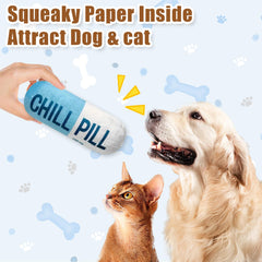 Wanheart Funny Chill Pill Toy blue bite-resistant design supports durable daily play.