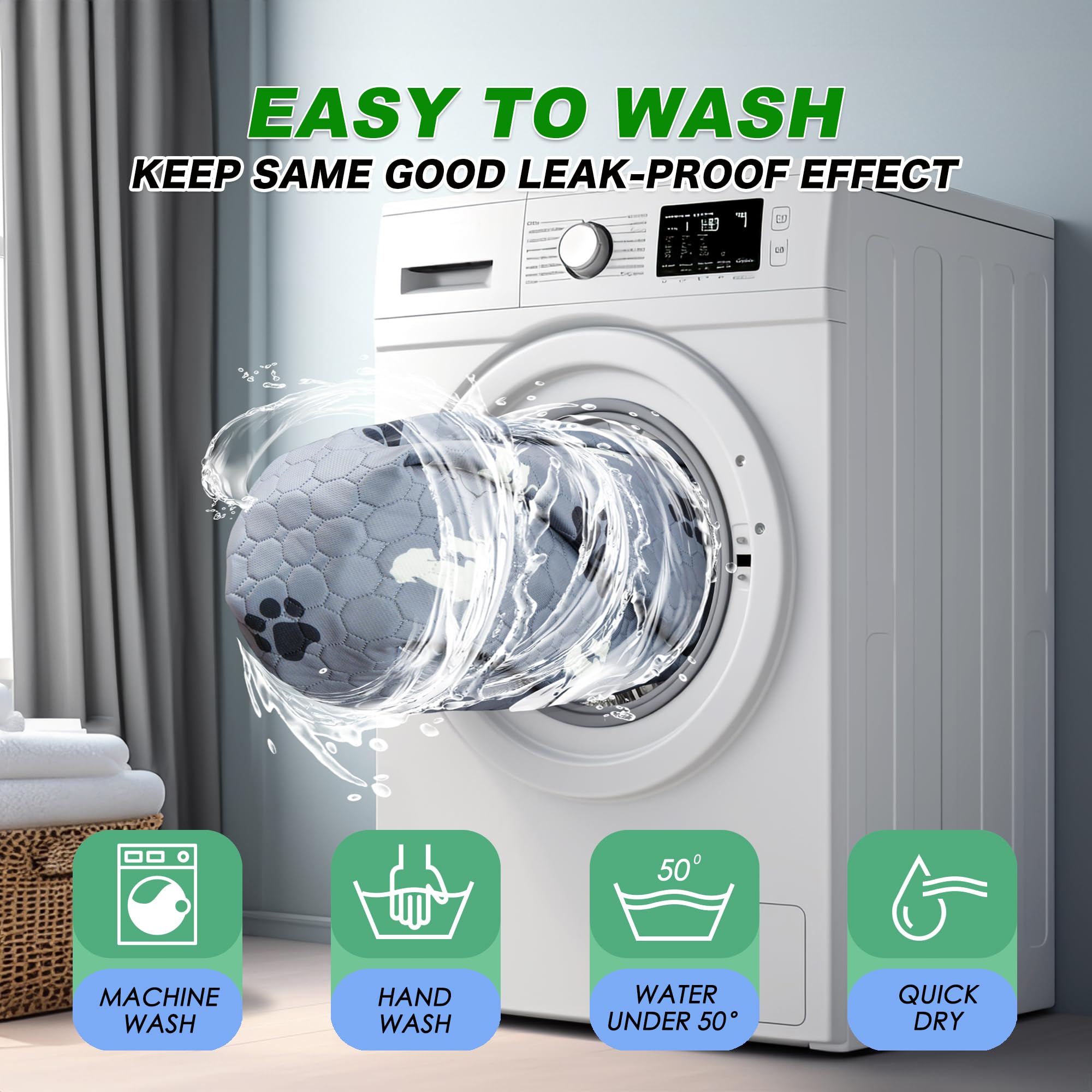 WanpeeGoo puppy-training pad in travel setup inside car.