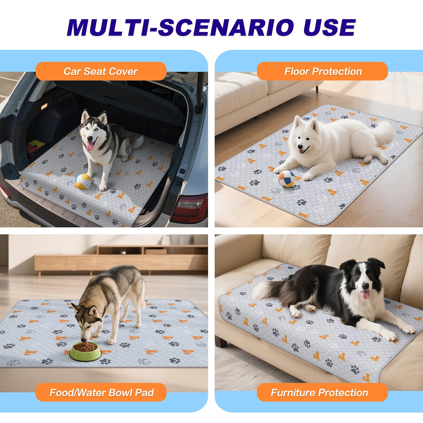 WanpeeGoo washable pads are machine-washable for easy care