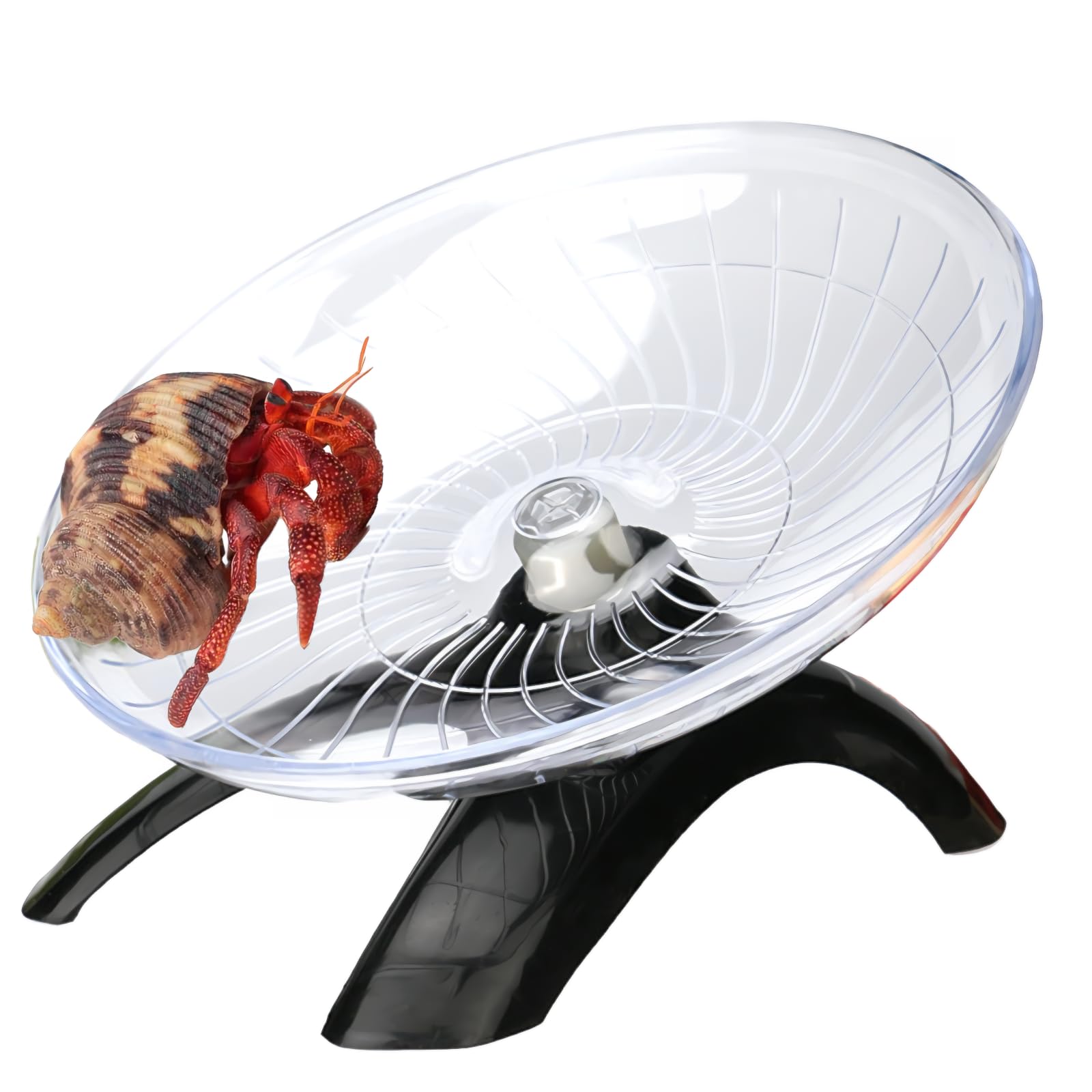 Wanwanzi hermit-crab running wheel close-up showing grip-friendly surface for climbing exercise