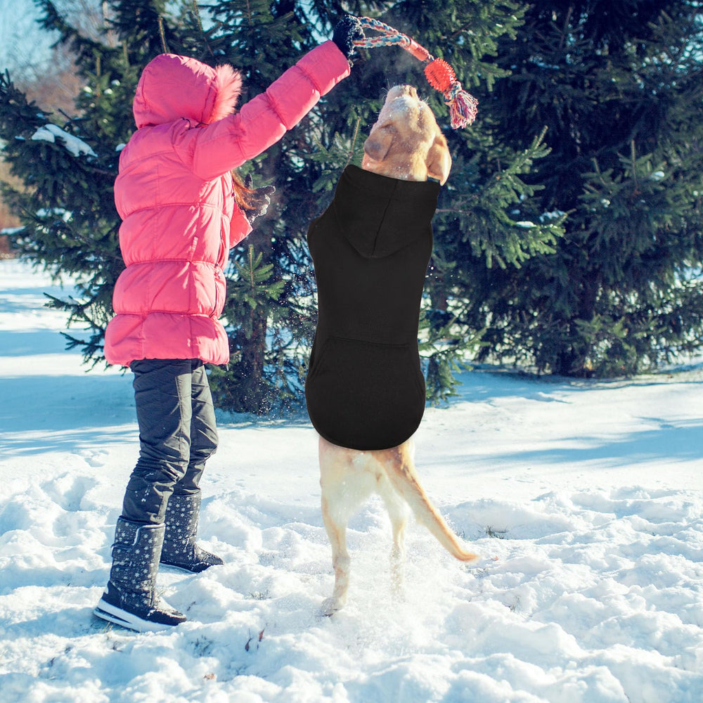 Waoduld 4XL dog sweater fleece interior provides warm comfort