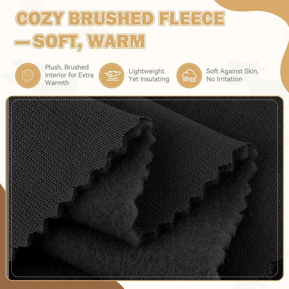 Waoduld 5XL brushed fleece closeup reveals soft warmth and comfortable lining.