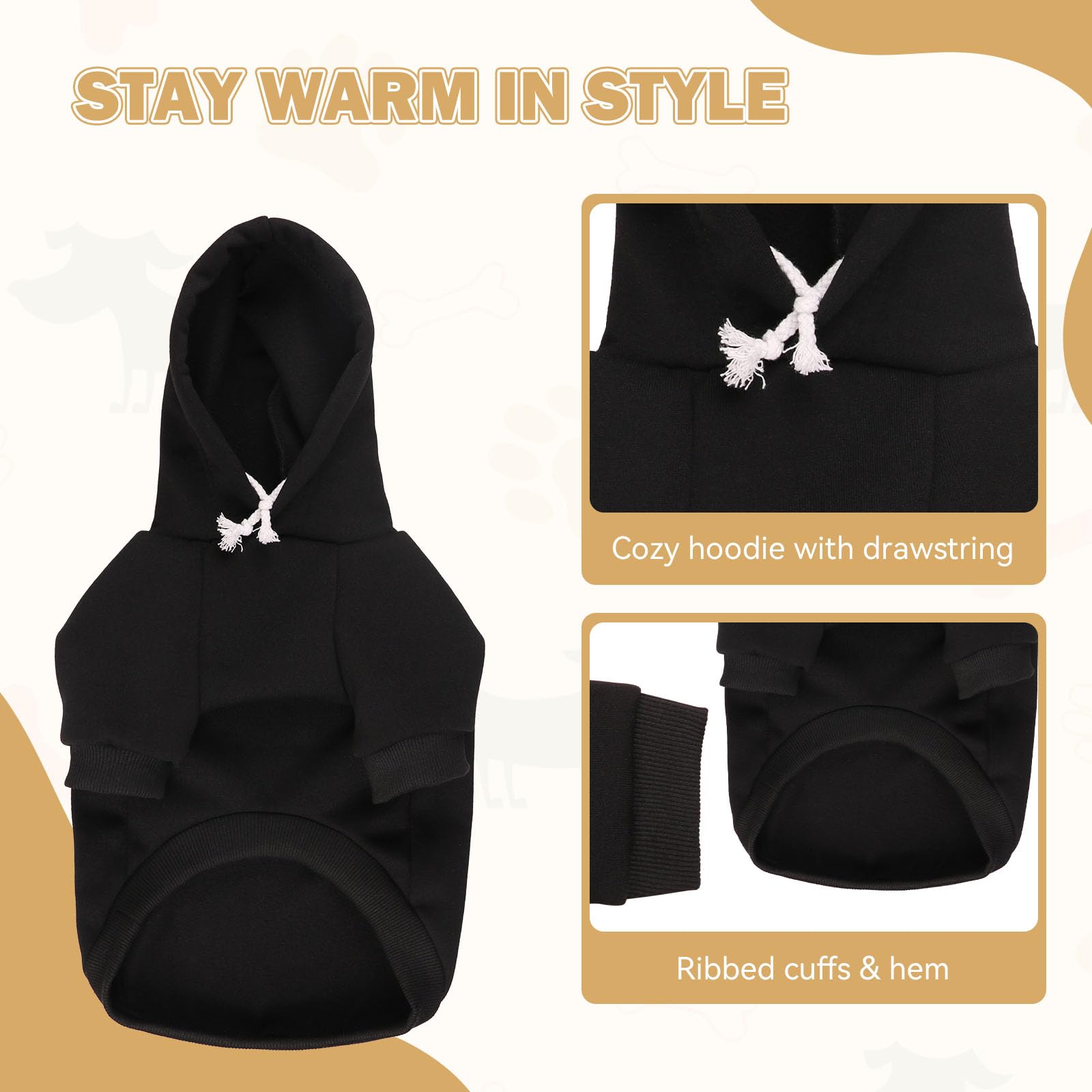 Waoduld 5XL size chart helps pick correct neck, chest, and back fit.