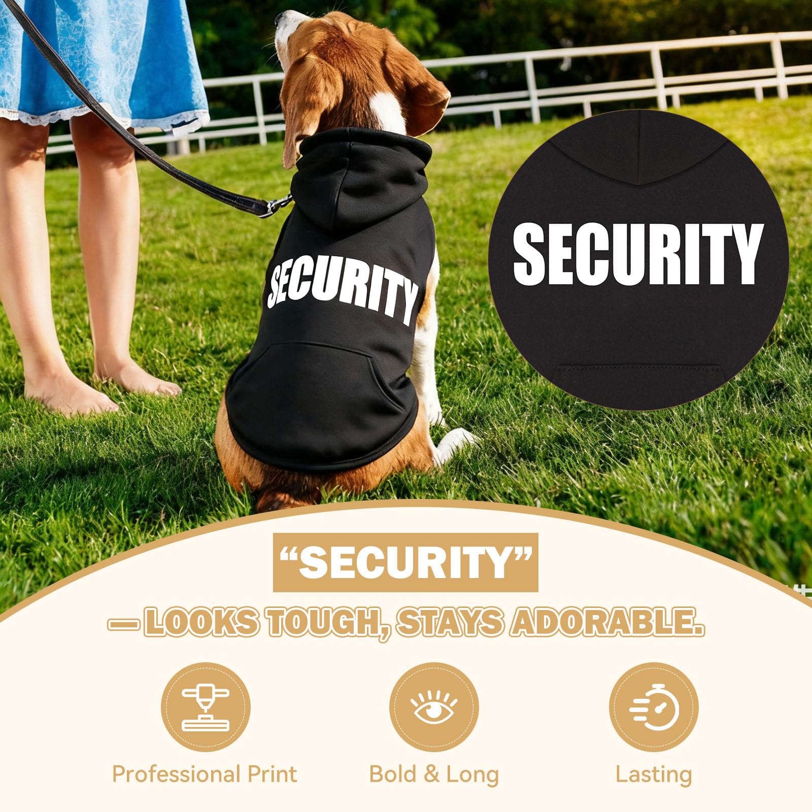 Waoduld brushed fleece fabric texture provides soft warmth on cool days.