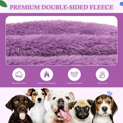 Waoduld dog sweater purple pocket detail showing handy storage during play.