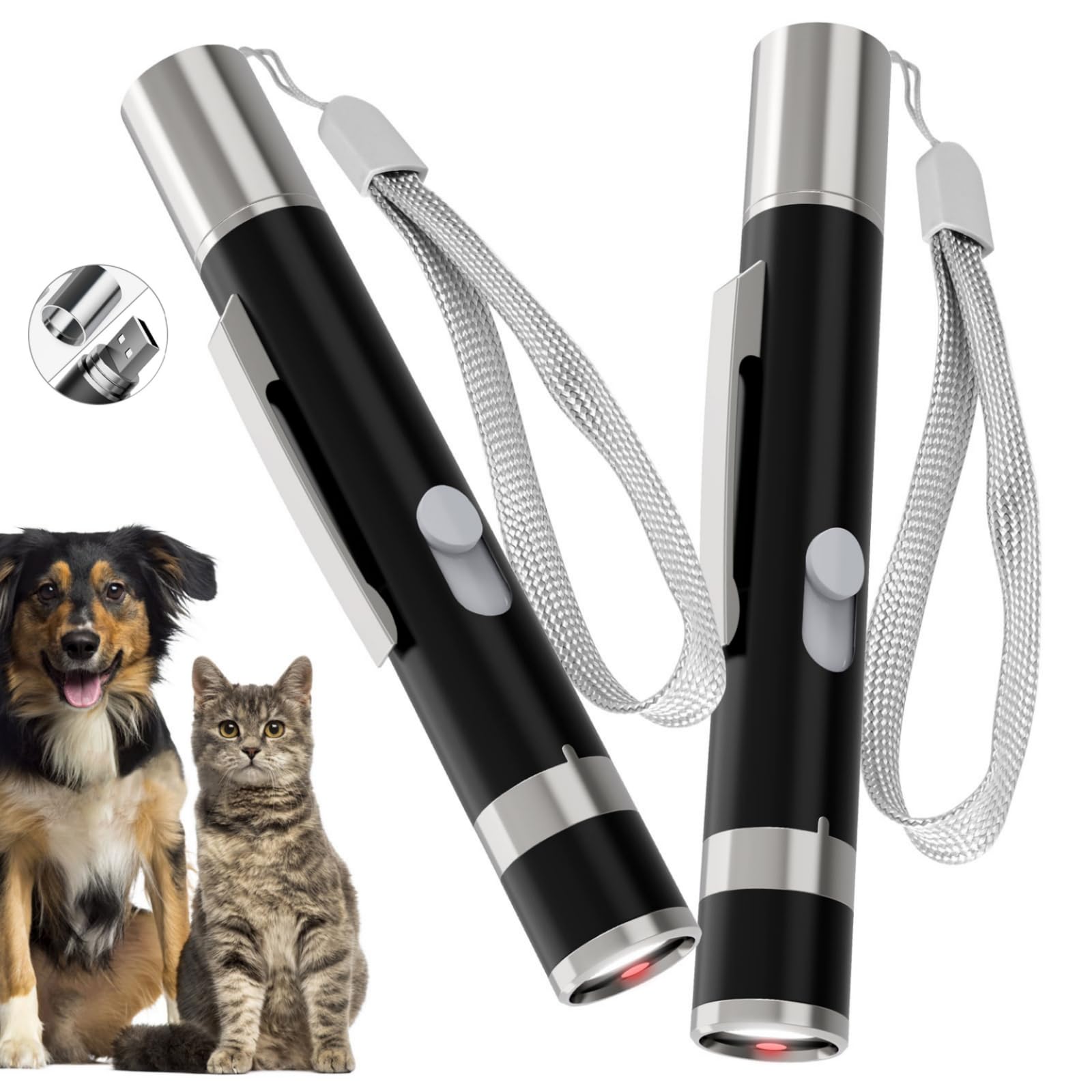 Waputne cat toy pointer two-pack for indoor play and training sessions.