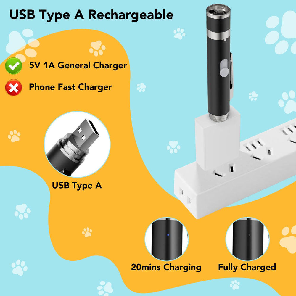 Waputne cat toy pointer star pattern boosts indoor exercise.