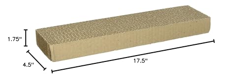 Ware Manufacturing catnip-in-scratcher-pad demonstrates added scent to attract cats for interactive fun