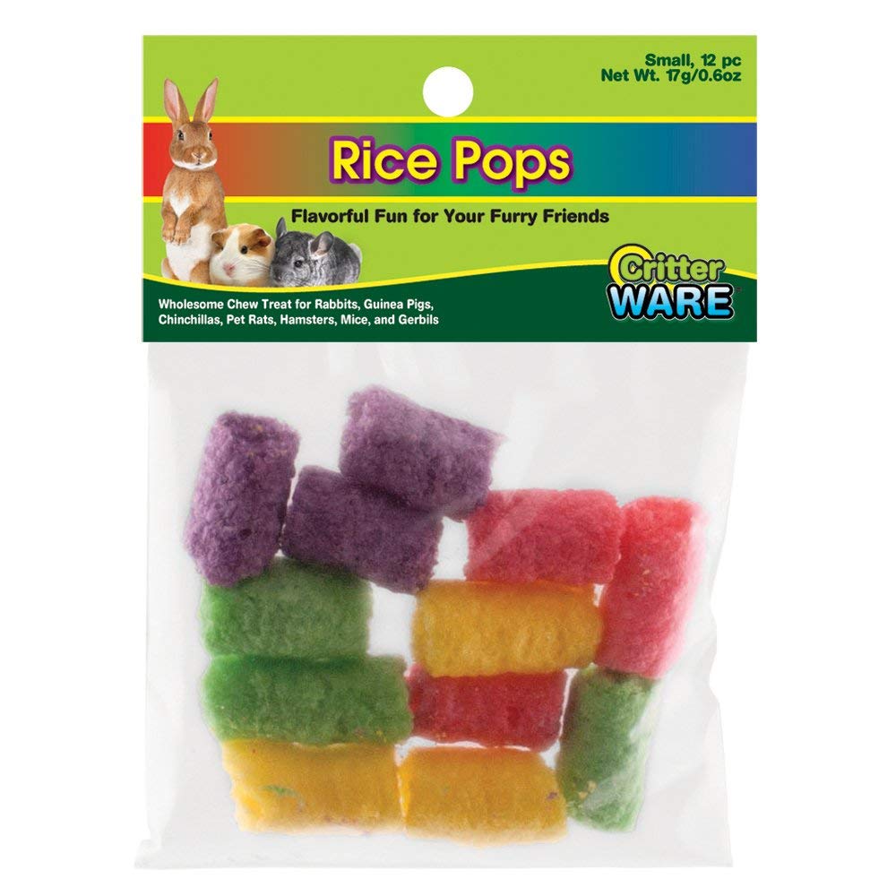 Ware Manufacturing Rice Pops blue-purple color close-up highlights appealing appearance for pet interest.