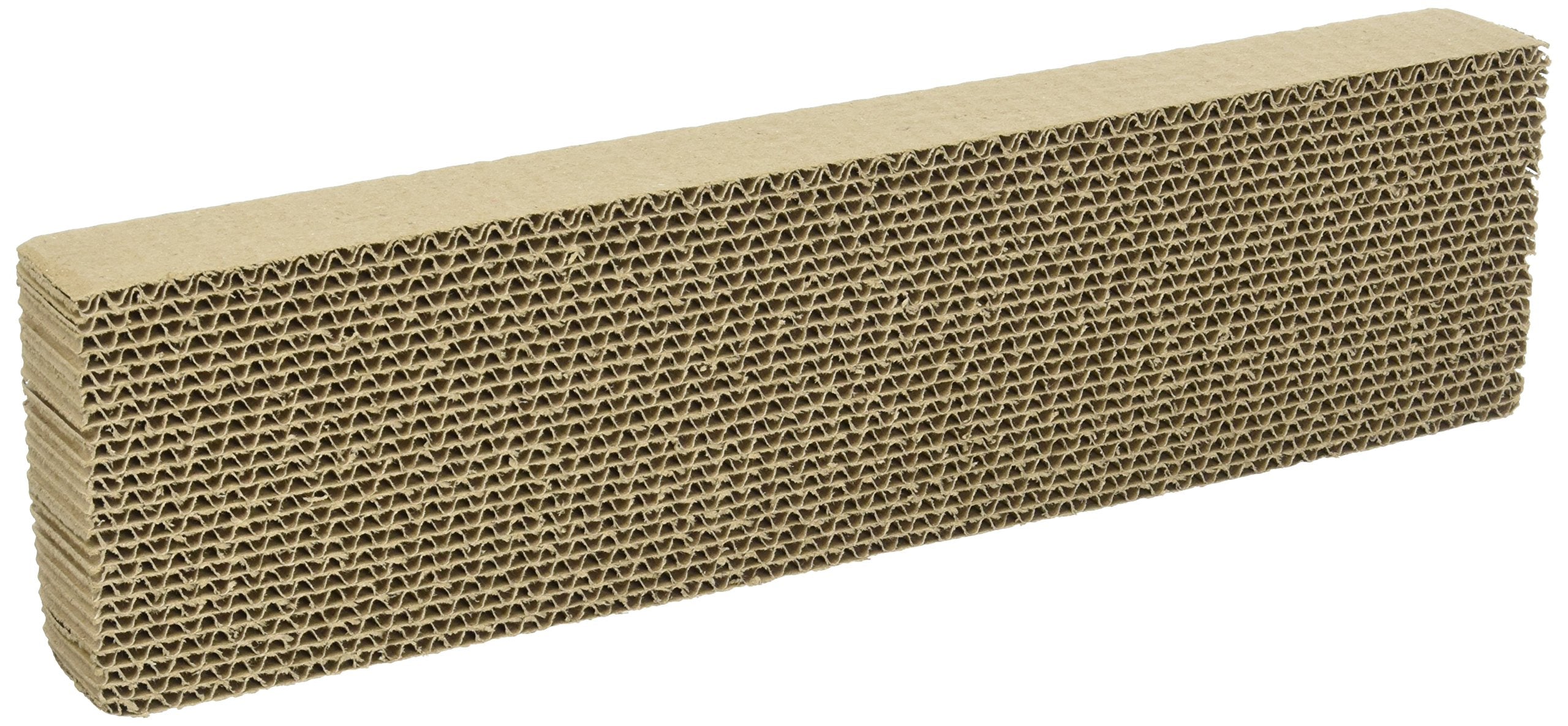 Ware Manufacturing scratcher pad wide front view showing durable corrugated cardboard
