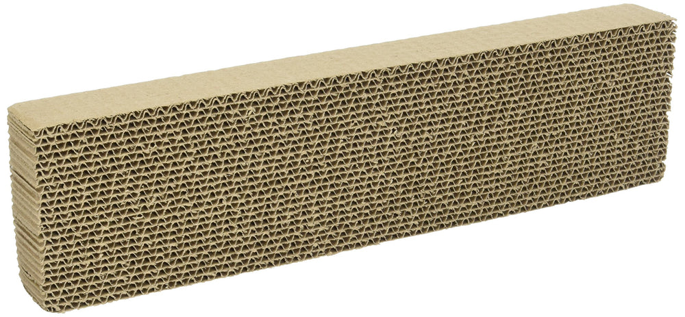 Ware Manufacturing scratcher pad wide front view showing durable corrugated cardboard