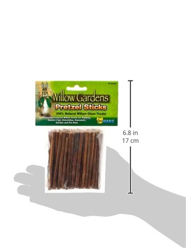 Ware Manufacturing Willow Critters Pretzel Sticks packaging-safety, natural willow chew for small pets