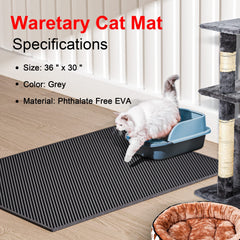 Waretary double-layer design emphasizes easy litter separation and cleanup.