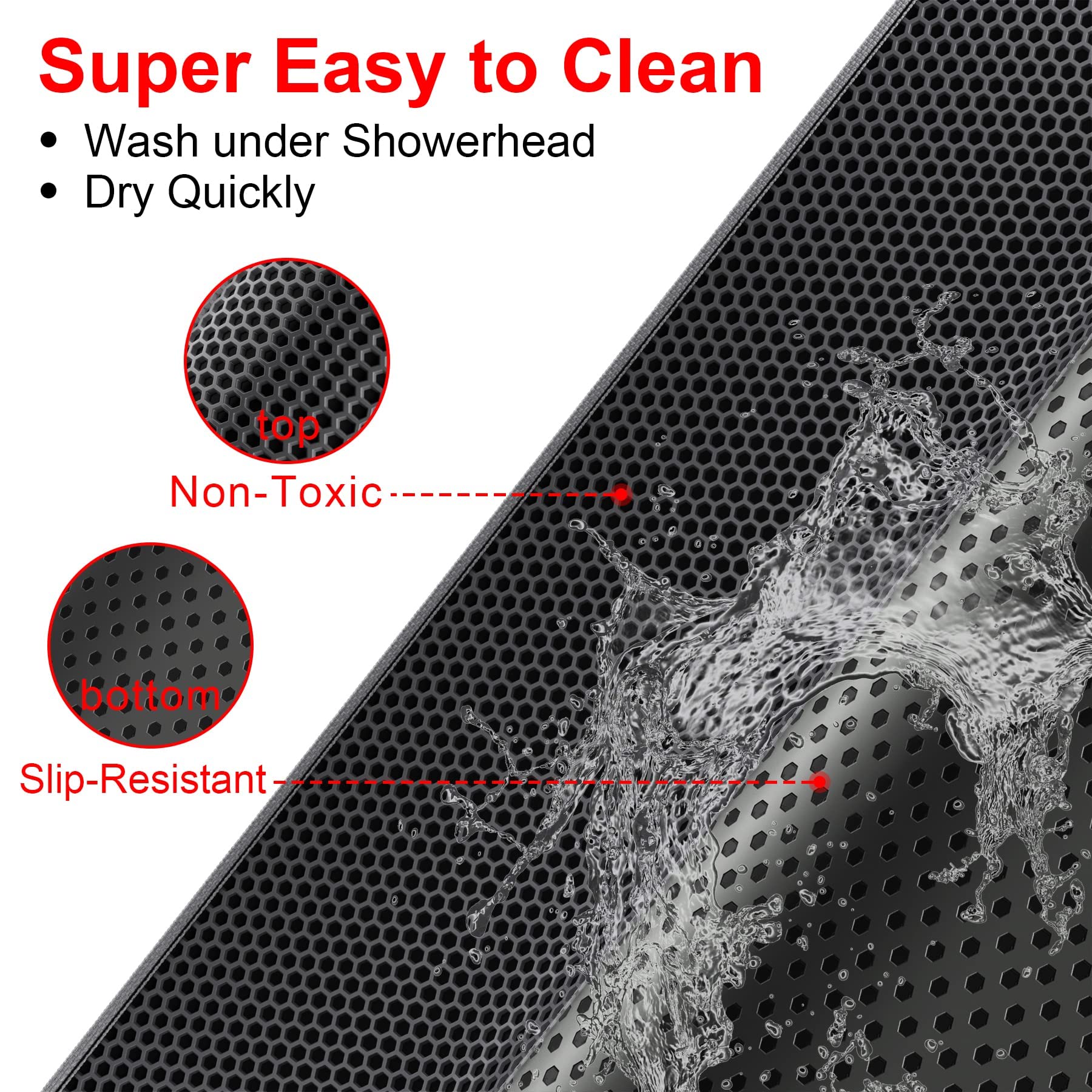 Waretary dual-layer system offers straightforward maintenance and fast cleanups.