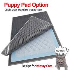 Waretary honeycomb top layer catches litter with 10 mm holes