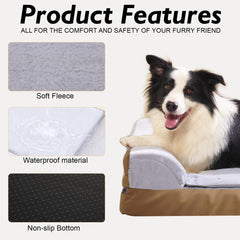 WARKEY heated dog bed heating pad demonstrates customizable warmth