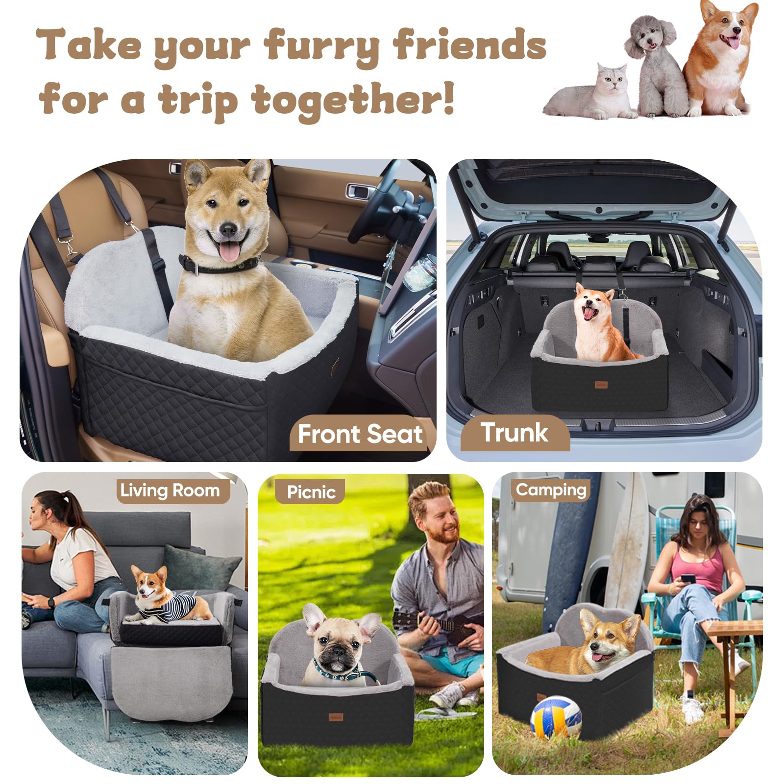 WarmInsula travel bed mode for cozy on-the-go pets