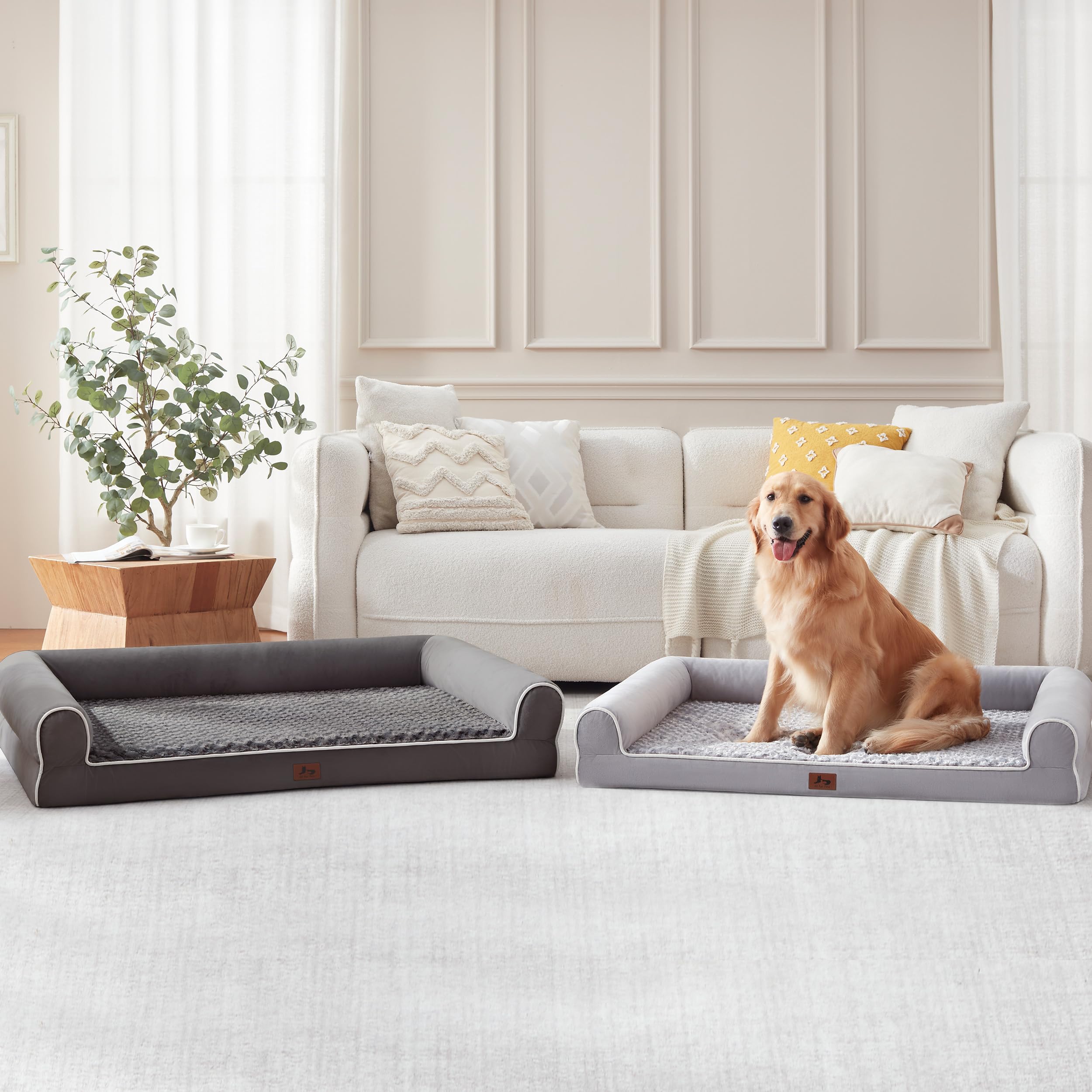 Warmrest bed 45x35x7 inches suited for medium to large dogs.