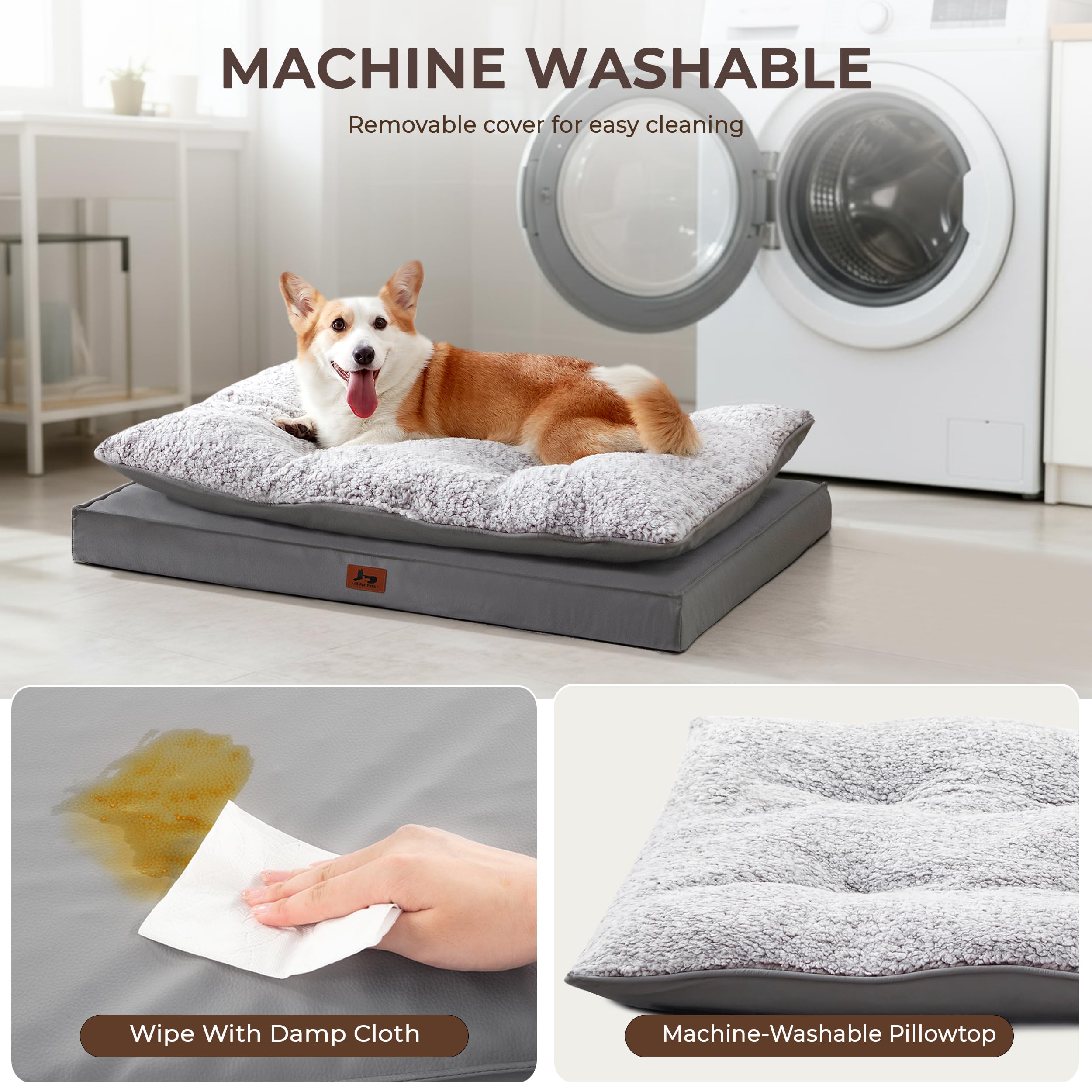 Warmrest 36-inch dog bed fits medium to large dogs comfortably