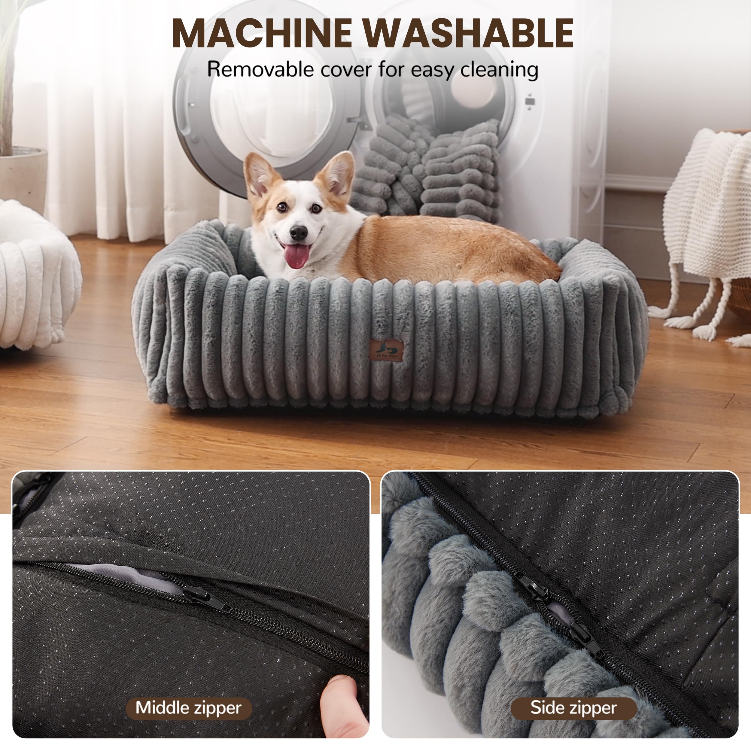 Warmrest foam and polyester fill offers soft, supportive cushioning.