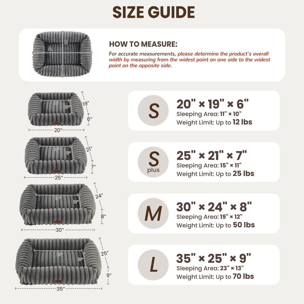 Warmrest gray dog bed 30x24x8 inches suitable for small to medium dogs.