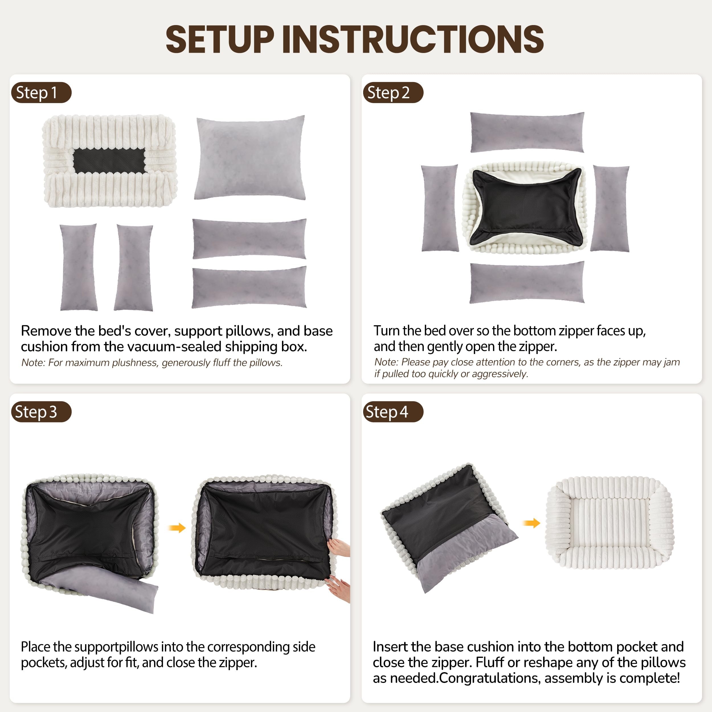 Warmrest imitation rabbit fur texture emphasizes ultra-soft warmth.