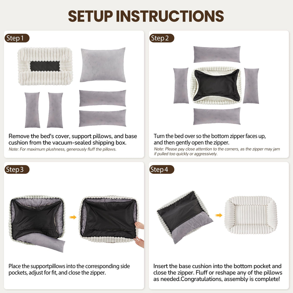 Warmrest imitation rabbit fur texture emphasizes ultra-soft warmth.