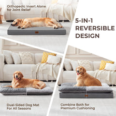 Warmrest orthopedic egg crate foam for joint support and comfort