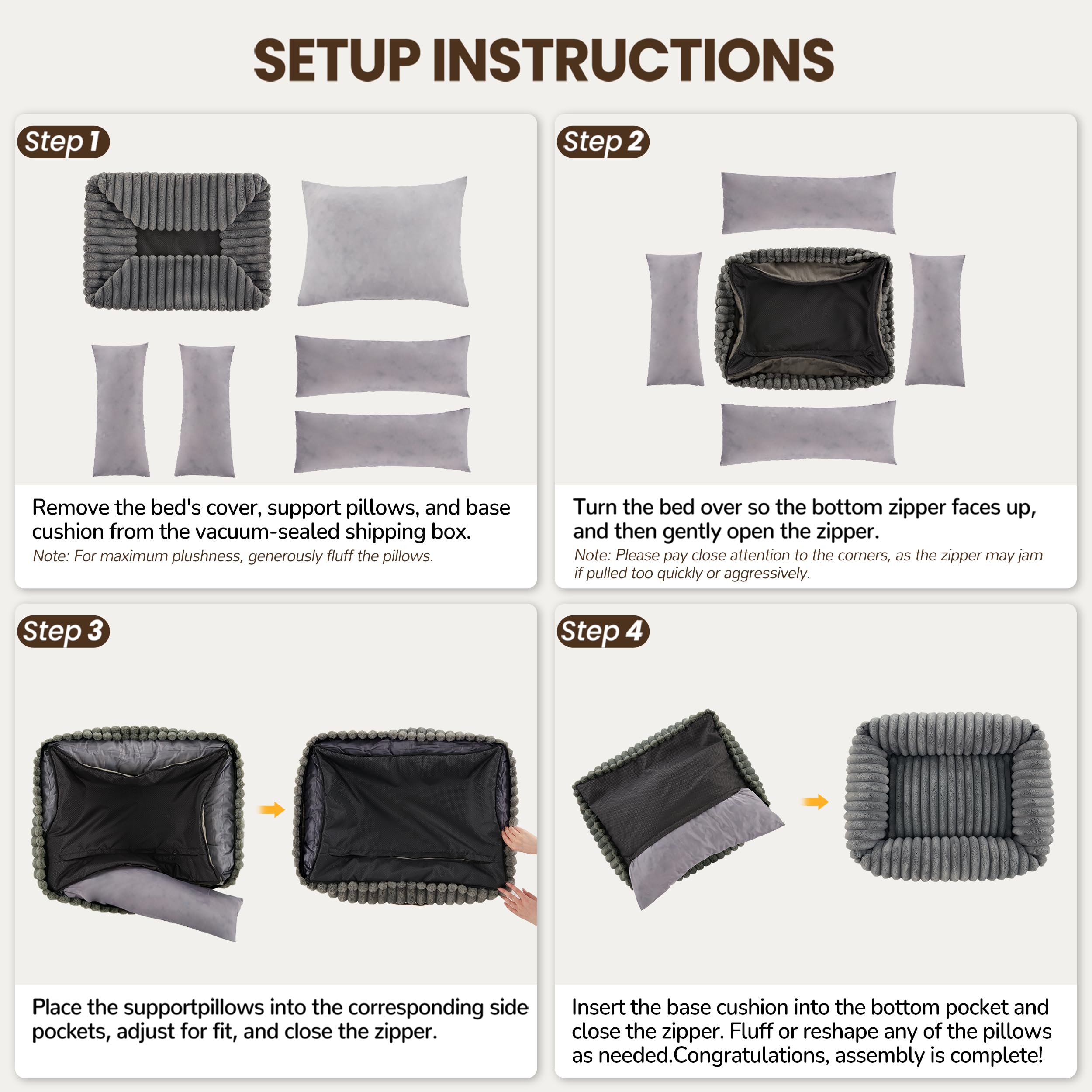 Warmrest removable washable cover makes cleaning quick and simple.