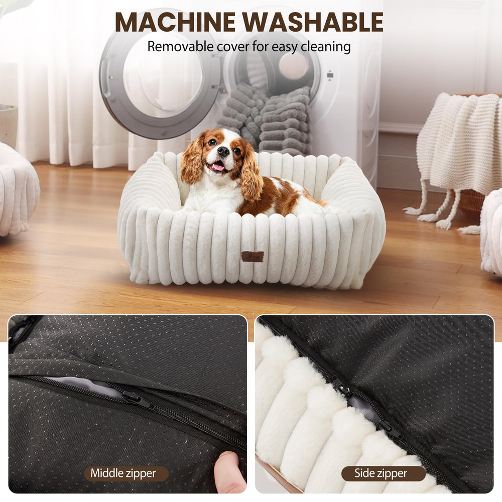 Warmrest bed medium-dog use demonstrating spacious comfort for lounging and relaxation