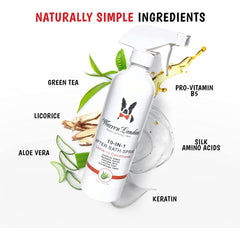 Warren London aloe vera silk amino acids green tea ingredients for healthy skin and coat