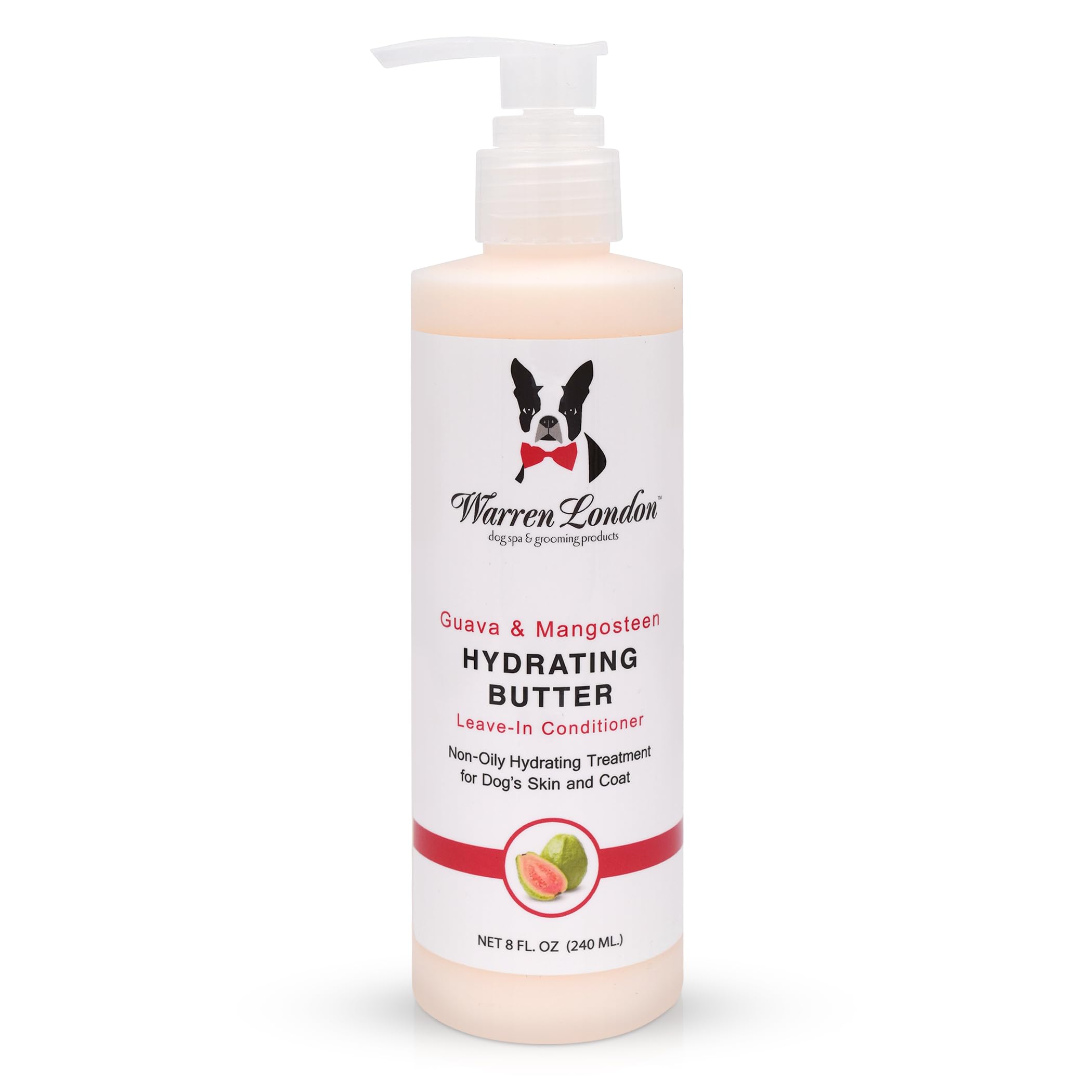 Warren London Hydrating Butter: bote hidratante para perros con guayaba 8oz, hidrata piel y pelaje.